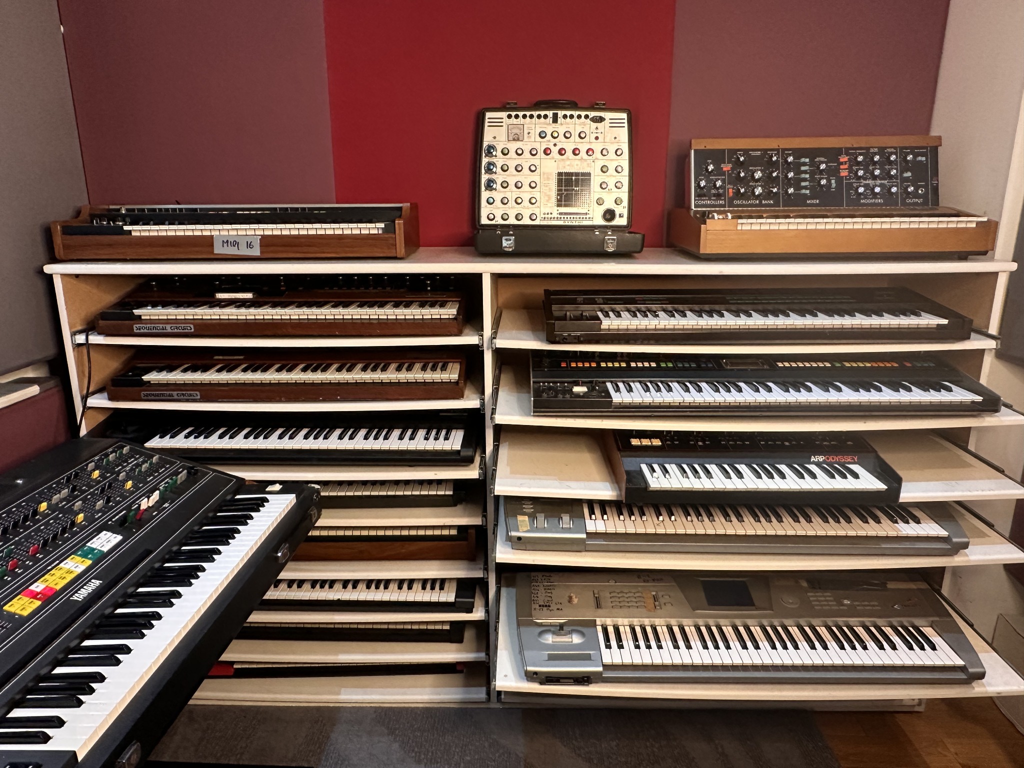 Greystoke Studio vintage synthesizer collection
